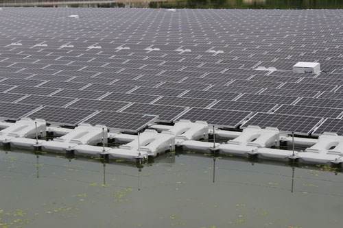 全球最大水面漂浮光伏電站亮相淮南采煤沉陷區