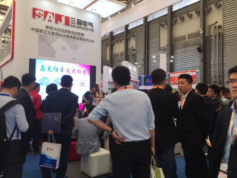 三晶電氣“工商業系列逆變器新品發布會”震撼2017 SNEC