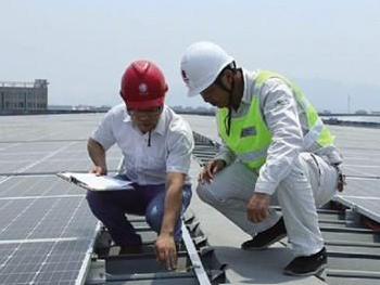 蘭溪首個全額上網的屋頂光伏電站驗收并網 年均發電量超300萬KW/h
