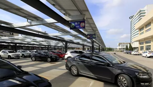 &ldquo;光伏發(fā)電+停車場&ldquo;亮相安徽全椒