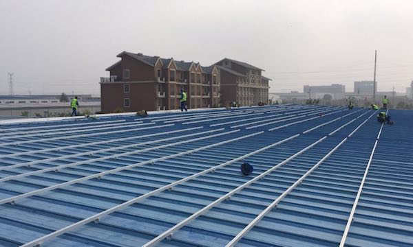 天愛能源攜手安徽金春1MW光伏發電項目順利開工