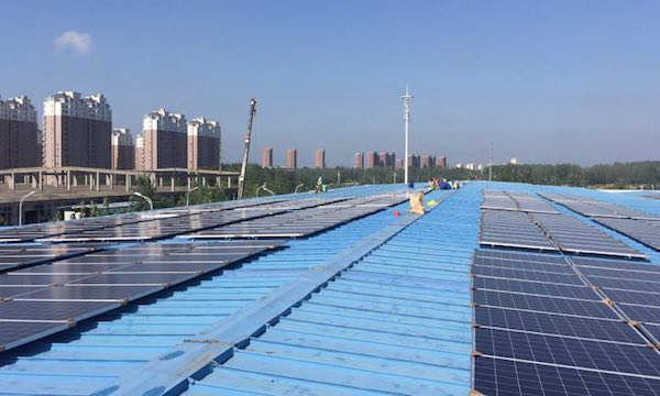 天愛能源攜手安徽金春1MW光伏發電項目順利開工