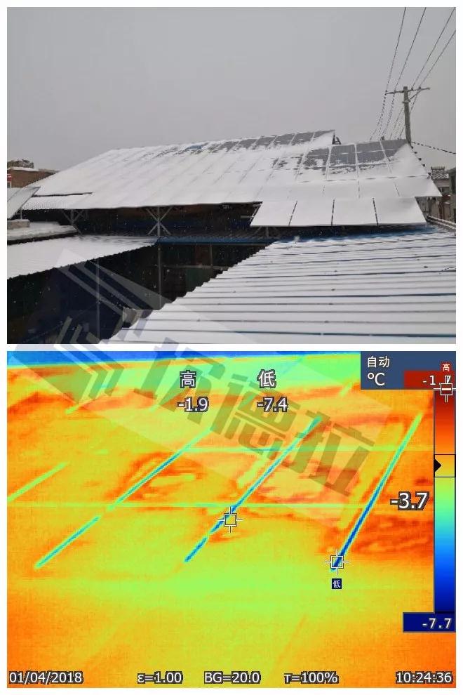 寒冷!光伏組件熱斑溫度實測!