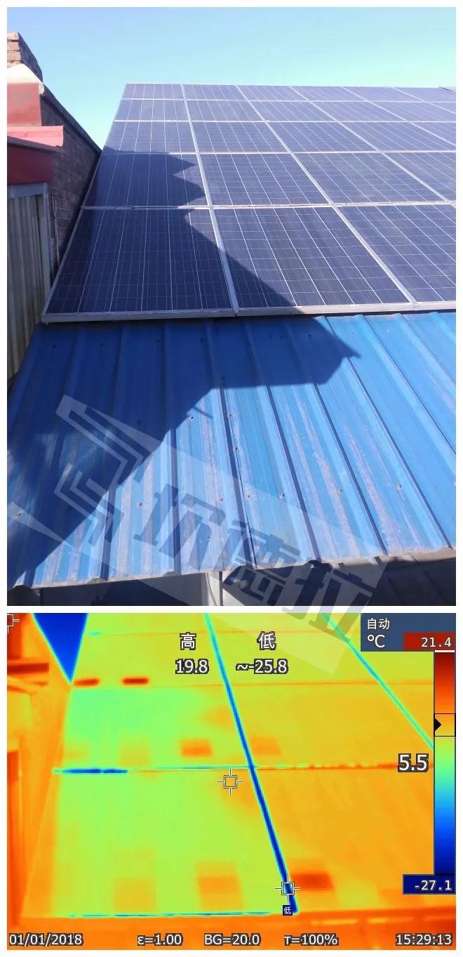 寒冷!光伏組件熱斑溫度實測!