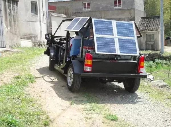 高手在民間 花1.5萬造出能跑70公里的光伏汽車！