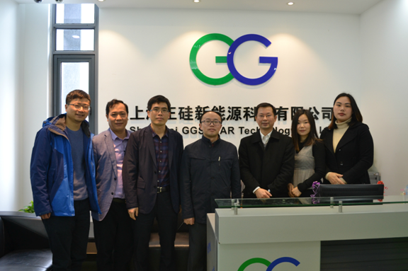 國家電投貴州金元副總經理黃鶴一行 蒞臨正硅新能源考察指導工作