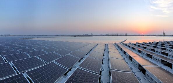 安徽淮南:光伏電站助力采煤沉陷區重獲新生