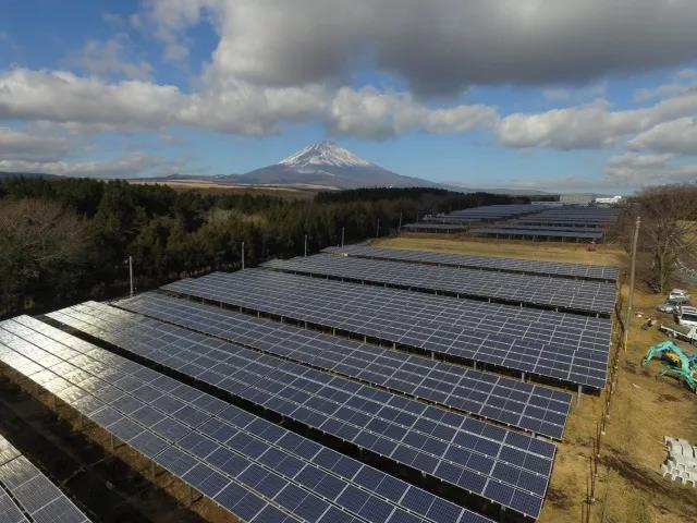 天合光能切半組件現身富士山下 4.4兆瓦電站滿足千戶家庭用電需求