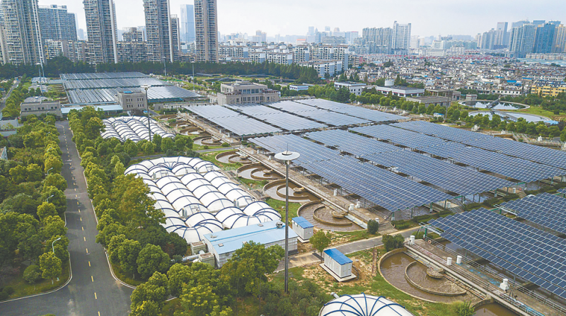 安徽首座污水處理廠光伏發電項目投用