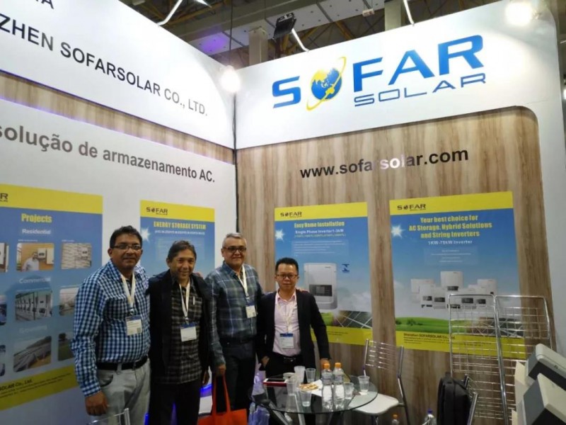 首航新能源亮相巴西太陽能光伏展,逆變器產品受青睞