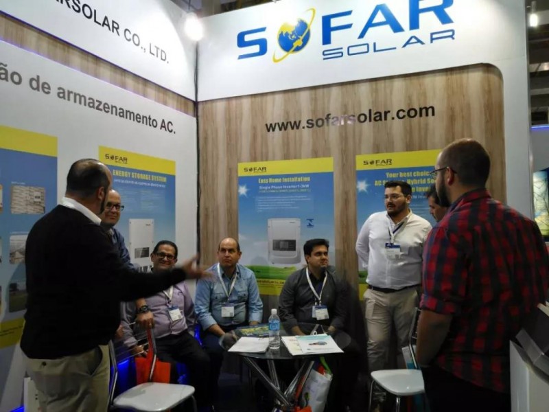 首航新能源亮相巴西太陽能光伏展,逆變器產品受青睞