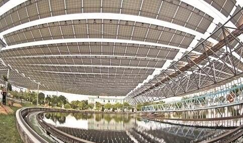 福建首個采用柔性支架技術污水處理廠分布式光伏項目并網成功